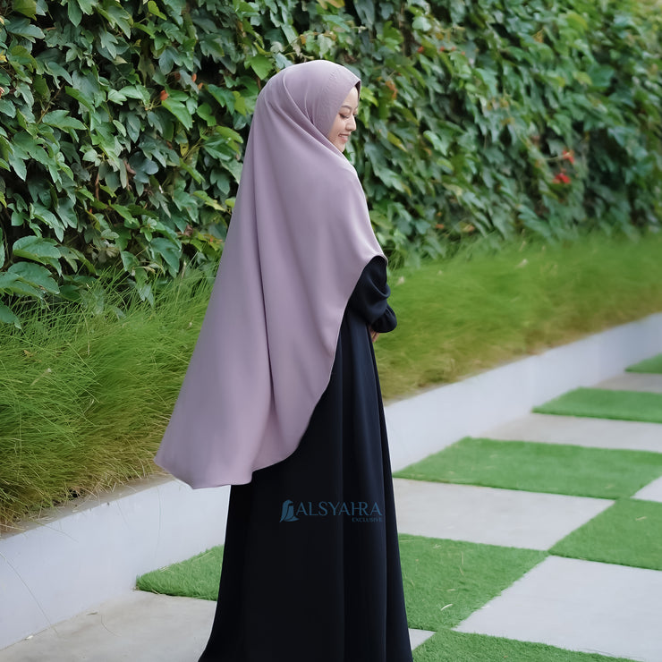 Alsyahra Exclusive Set Khimar Khanza Size L Soft Crown Exclusive