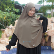 Alsyahra Exclusive Set Khimar Khanza Size XL Soft Crown Exclusive