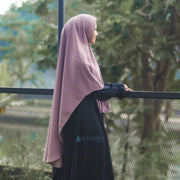 Alsyahra Exclusive Set Khimar Khanza Size XL Soft Crown Exclusive