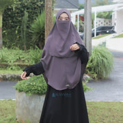 Alsyahra Exclusive Set Khimar Khanza Size XL Soft Crown Exclusive