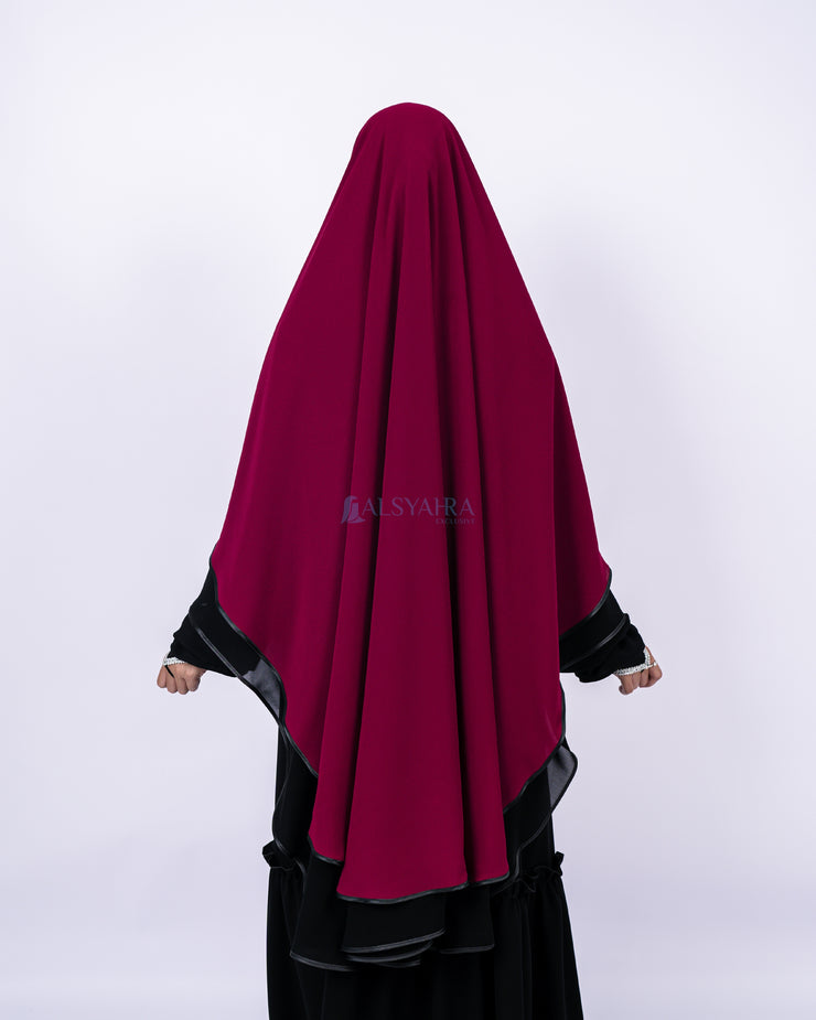 Set Khimar Maleeka Bisban Queen BolBal 2 Material Alsyahra Exclusive XL