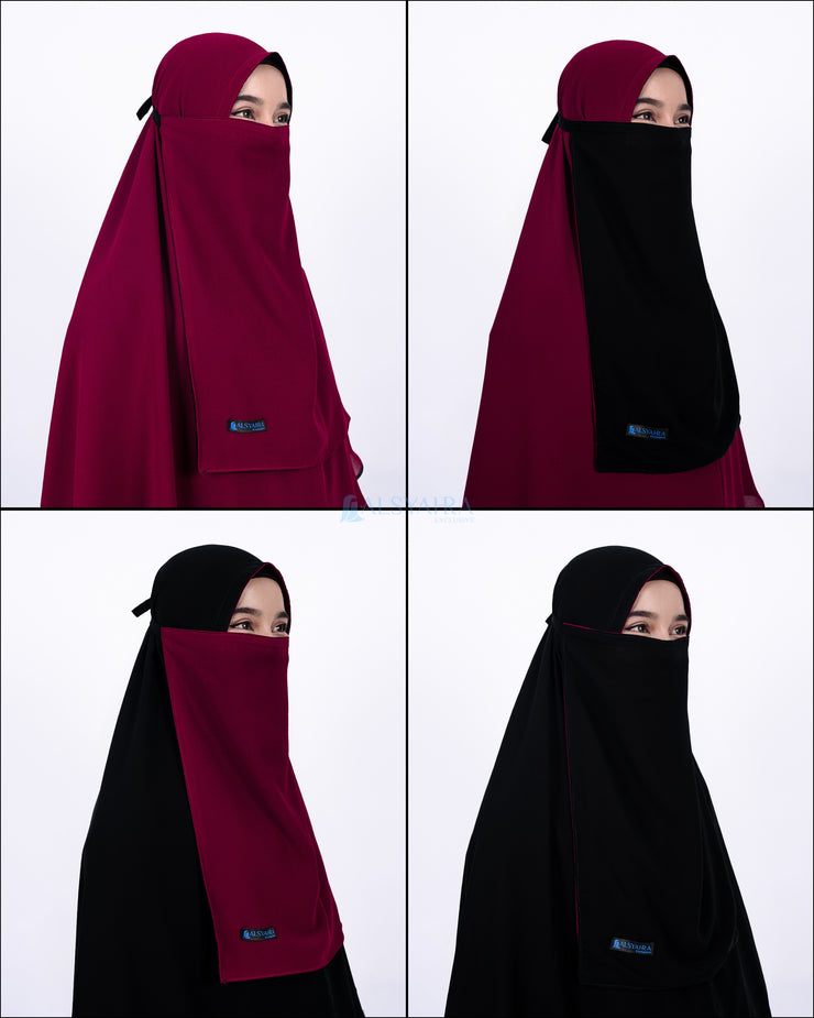 Set Khimar Maleeka Bisban Queen BolBal 2 Material Alsyahra Exclusive XXL
