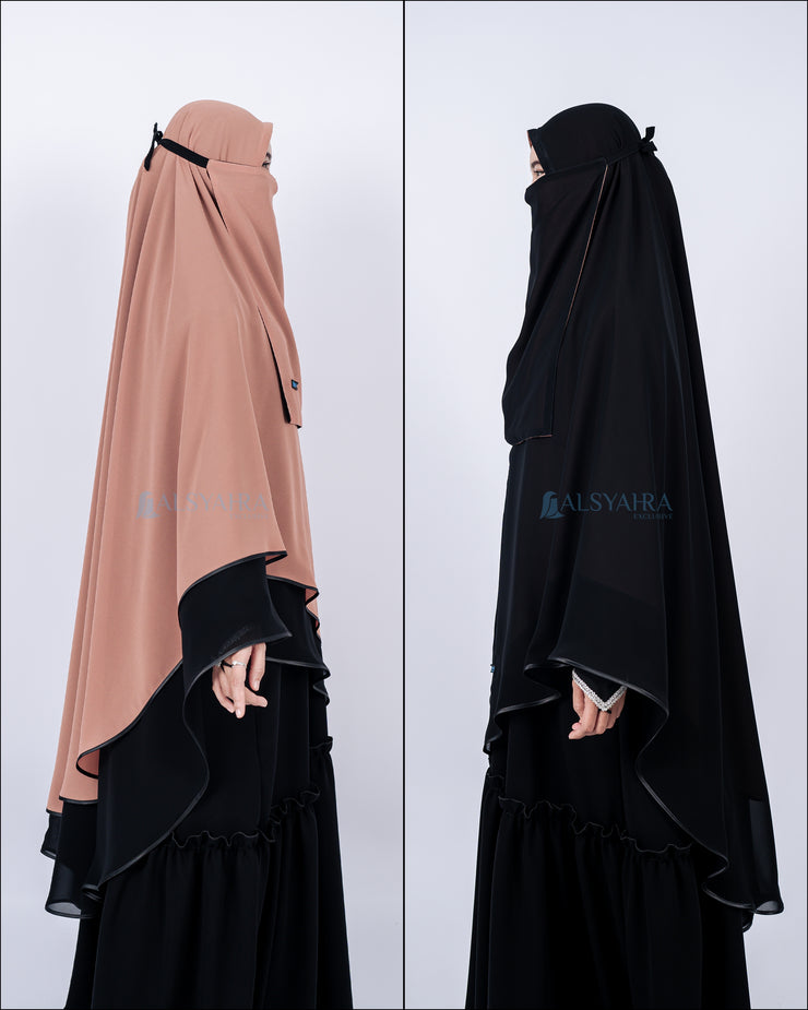 Set Khimar Maleeka Bisban Queen BolBal 2 Material Alsyahra Exclusive XXL