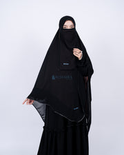 Set Khimar Maleeka Bisban Queen BolBal 2 Material Alsyahra Exclusive XXL