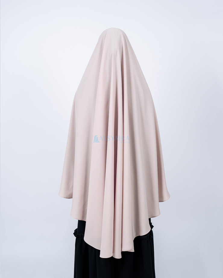 Set Khimar Non Pad Syari Size XL Niqab Bandana Luxury Wolfis Alsyahra Exclusive
