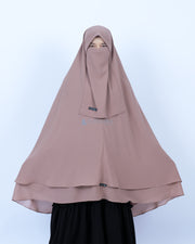 Set Khimar Syari Cerutti 2 Layer Size XXL Alsyahra Exclusive