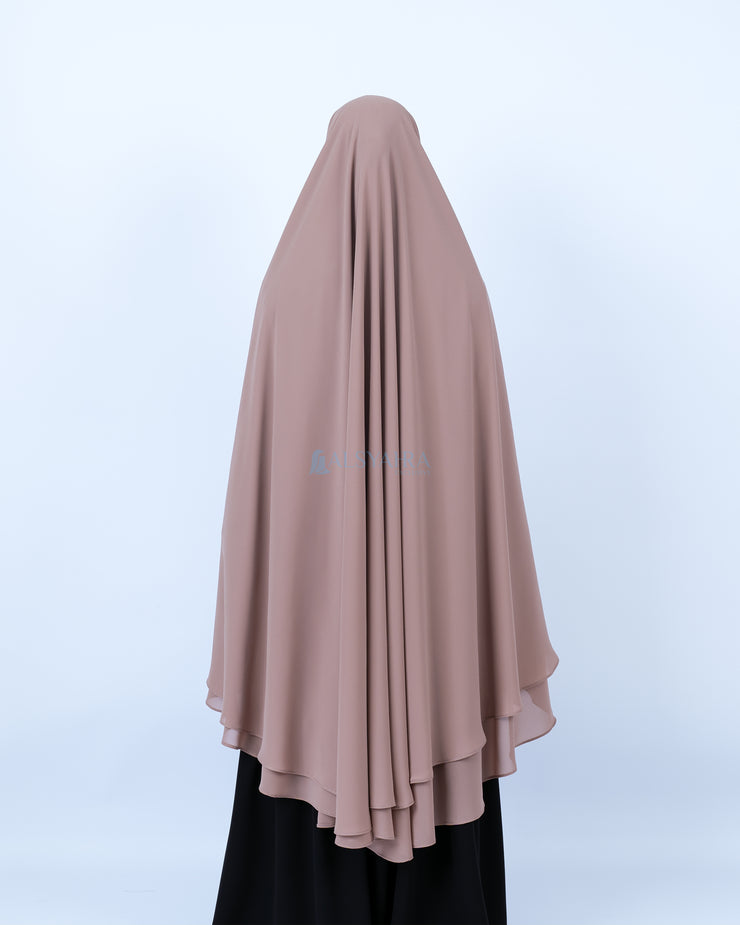Set Khimar Syari Cerutti 2 Layer Size XXL Alsyahra Exclusive