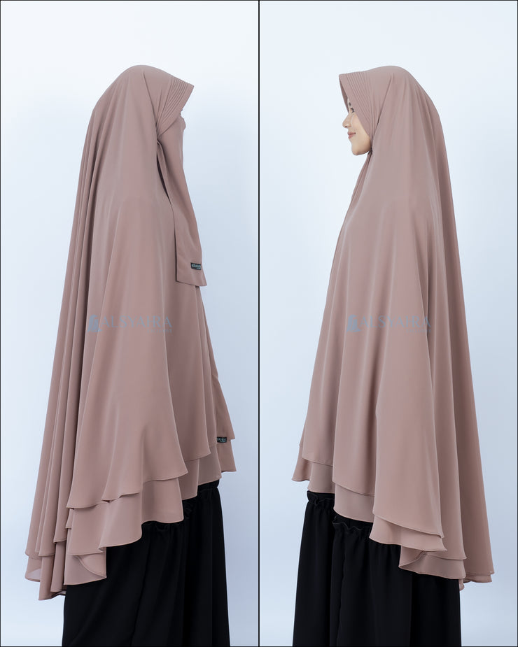 Set Khimar Syari Cerutti 2 Layer Size XXL Alsyahra Exclusive