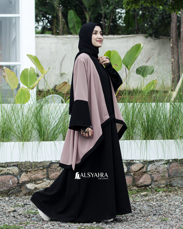 Long Outer Syari Cardigan Alia 2 Material SIze S by Alsyahra Exclusive
