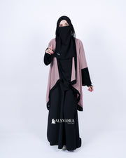 Long Outer Syari Cardigan Alia 2 Material SIze S by Alsyahra Exclusive
