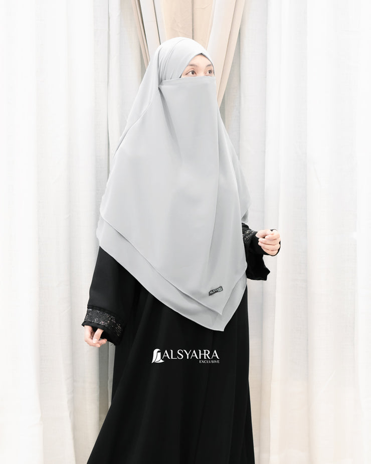 French Khimar Ayumi Sifon Premium by Alsyahra Exclusive