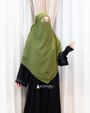 French Khimar Ayumi Sifon Premium by Alsyahra Exclusive
