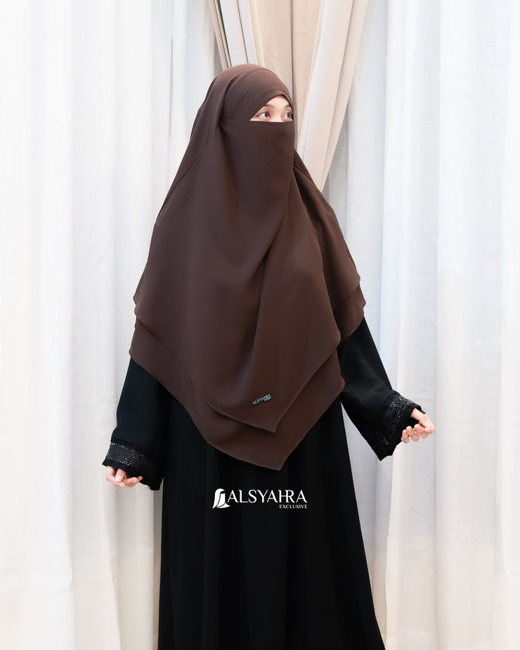 French Khimar Ayumi Sifon Premium by Alsyahra Exclusive