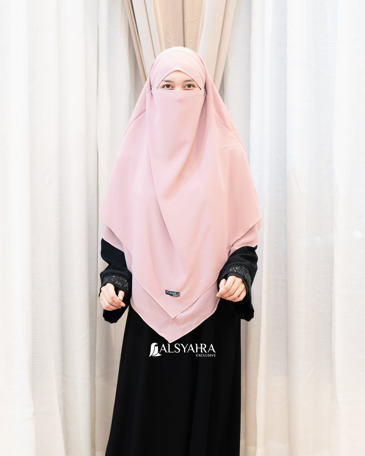 French Khimar Ayumi Sifon Premium by Alsyahra Exclusive