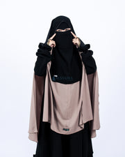 Bundling Niqab New All In One Size L 12 Style Chiffon Silk Jetblack Alsyahra Exclusive