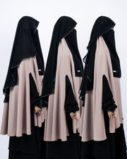 Bundling Niqab New All In One Size M 12 Style Chiffon Silk Jetblack Alsyahra Exclusive