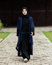 Long Outer Syari Cardigan Alia 2 Material Size M by Alsyahra Exclusive