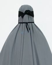 Mask Niqab Bandana Himayah Sifon Jetblack Alsyahra Exclusive