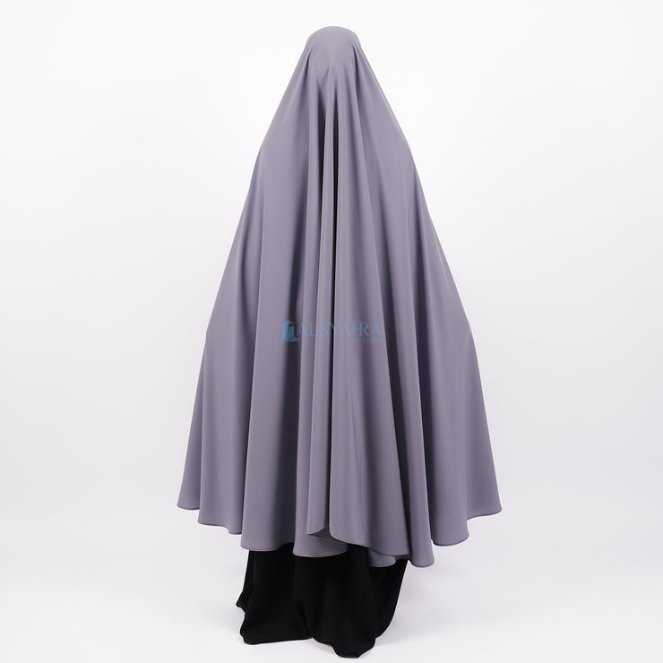 Set Khimar Syari Haramain Niqab Bandana Non Pet Luxury Wolfis Alsyahra Exclusive