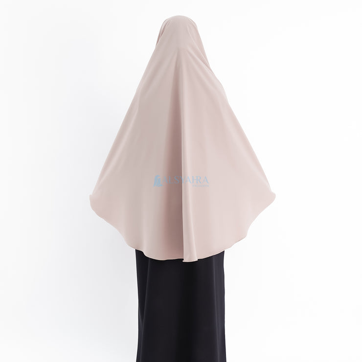 Set Khimar Non Pad Syari Size L Niqab Bandana Luxury Wolfis Alsyahra Exclusive