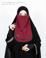 Cadar Tali Ikhfa 2 layer Sifon Premium Alsyahra Exclusive