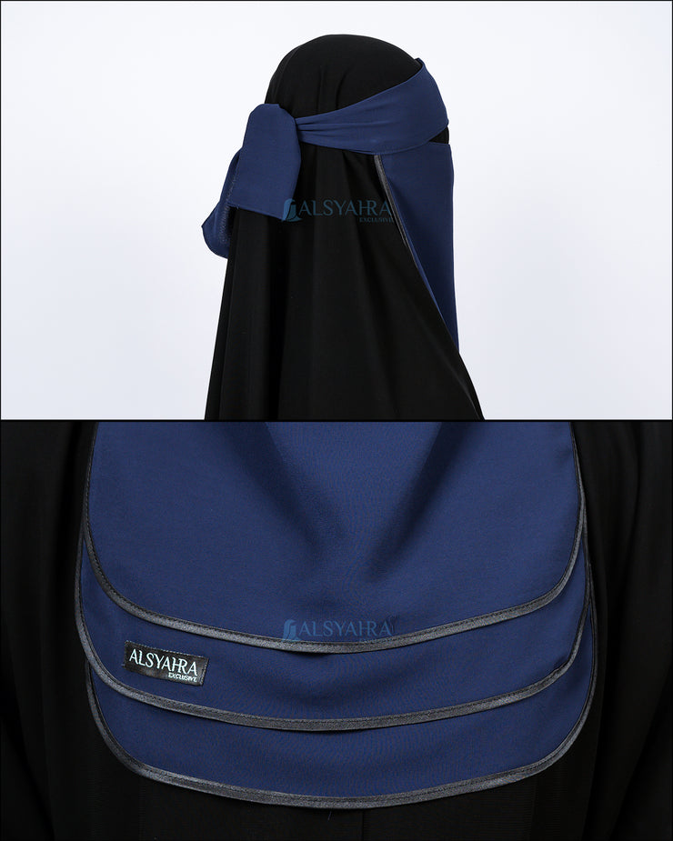 Niqab Bandana Ikhfa 3 layer Sifon Premium Alsyahra Exclusive