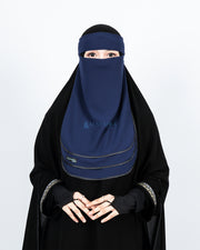Niqab Bandana Ikhfa 3 layer Sifon Premium Alsyahra Exclusive
