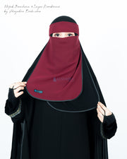 Niqab Bandana Ikhfa 2 layer Kombinasi Alsyahra Exclusive