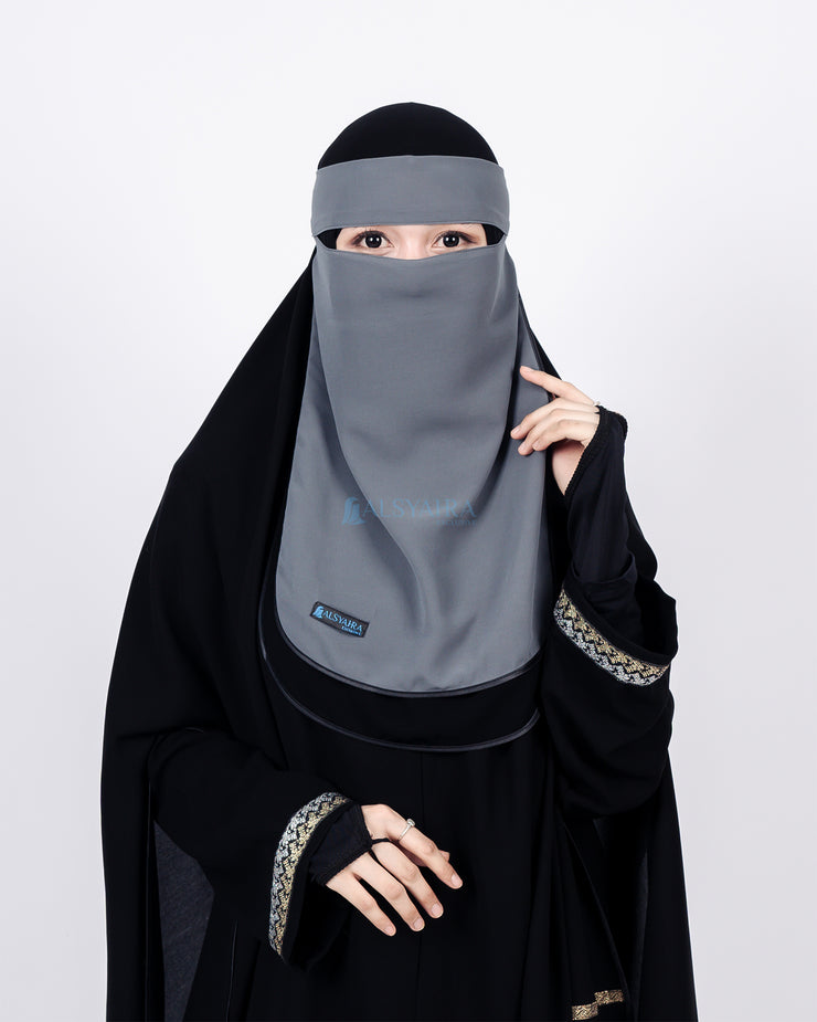 Niqab Bandana Ikhfa 2 layer Kombinasi Alsyahra Exclusive