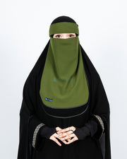 Niqab Bandana Ikhfa 2 layer Kombinasi Alsyahra Exclusive
