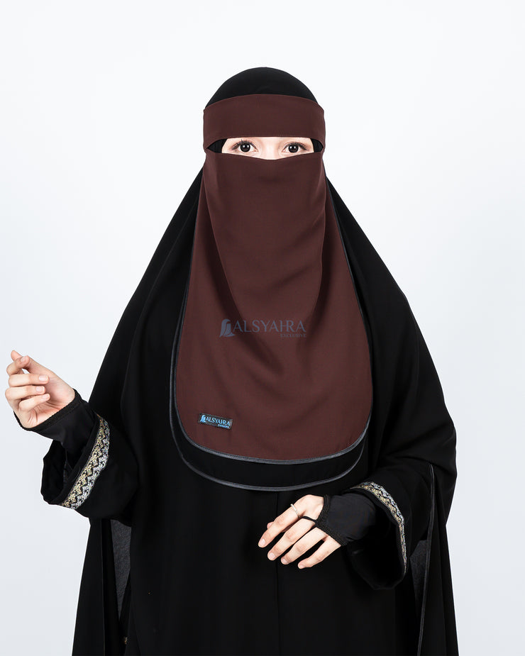 Niqab Bandana Ikhfa 2 layer Kombinasi Alsyahra Exclusive
