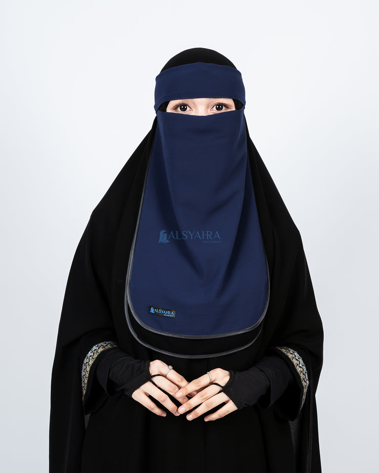 Niqab Bandana Ikhfa 2 layer Kombinasi Alsyahra Exclusive