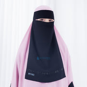Niqab Bandana Anatolia Sifon Silk Jetblack Alsyahra Exclusive