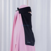 Niqab Poni Anatolia Sifon Silk Jetblack Alsyahra Exclusive