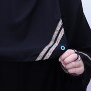 Niqab Poni Kiswah Sifon Silk Jetblack Alsyahra Exclusive