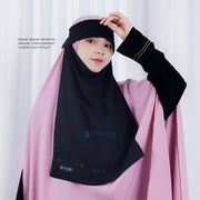 Niqab Poni Pulldown Anatolia Sifon Silk Jetblack Alsyahra Exclusive