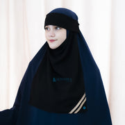 Niqab Poni Pulldown New Raaina Sifon Jetblack Alsyahra Exclusive