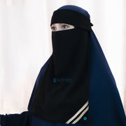 Niqab Poni Pulldown New Raaina Sifon Jetblack Alsyahra Exclusive