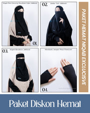 Paket Hemat Niqab Exclusive by Alsyahra Exclusive