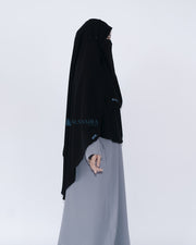 Set Pasmina Syari Hurun In Cadar Tali Size L Jetblack Alsyahra Exclusive