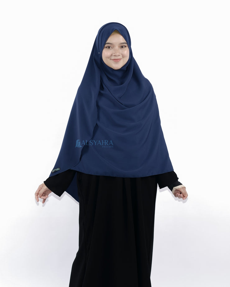 Set Pasmina Syari Hurun In Cadar Tali Size XL Luxury Wolfis Alsyahra Exclusive