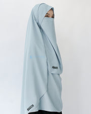 Set Pasmina Syari Hurun In Cadar Tali Size XL Luxury Wolfis Alsyahra Exclusive
