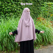 Alsyahra Exclusive Set Khimar Handzipper Size XL Soft Crown Exclusive