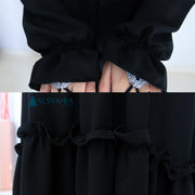 Alsyahra Exclusive X Wardah Maulina Bundling Gamis French Khimar Fatimah Size L