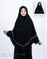 Set Khimar Kiswah Cadar Tali Jetblack Alsyahra Exclusive