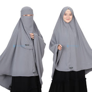 Set Khimar Non Pad Syari Size L Niqab Bandana Luxury Wolfis Alsyahra Exclusive